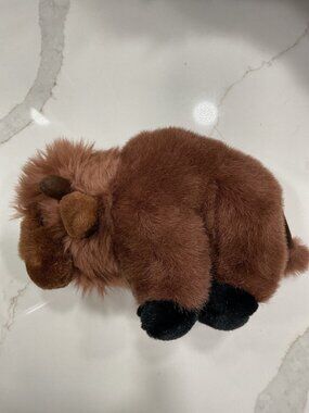 Vintage GUND 1993 Bison Buffalo Plush Stuffed Animal 9"